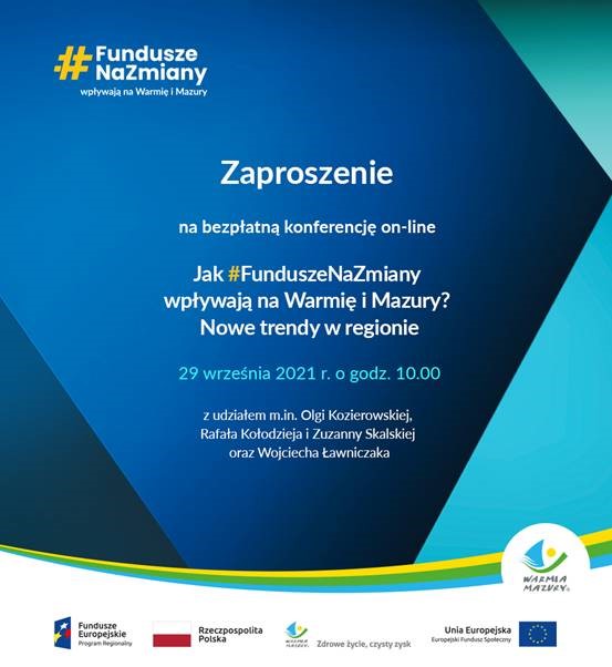 plakat konferencji Fundusze Na Zmiany